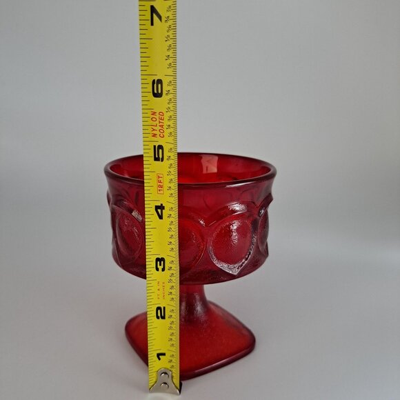 Noritake Spotlight Ruby Red Stem Sherbet Goblet Dessert Glass - Picture 3 of 6